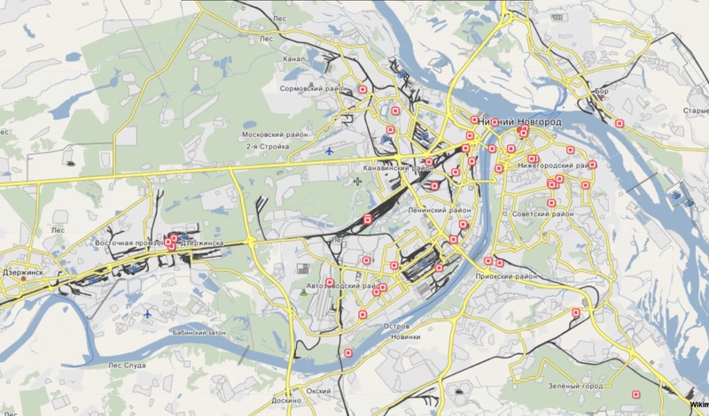 Зеленый город нижний новгород карта