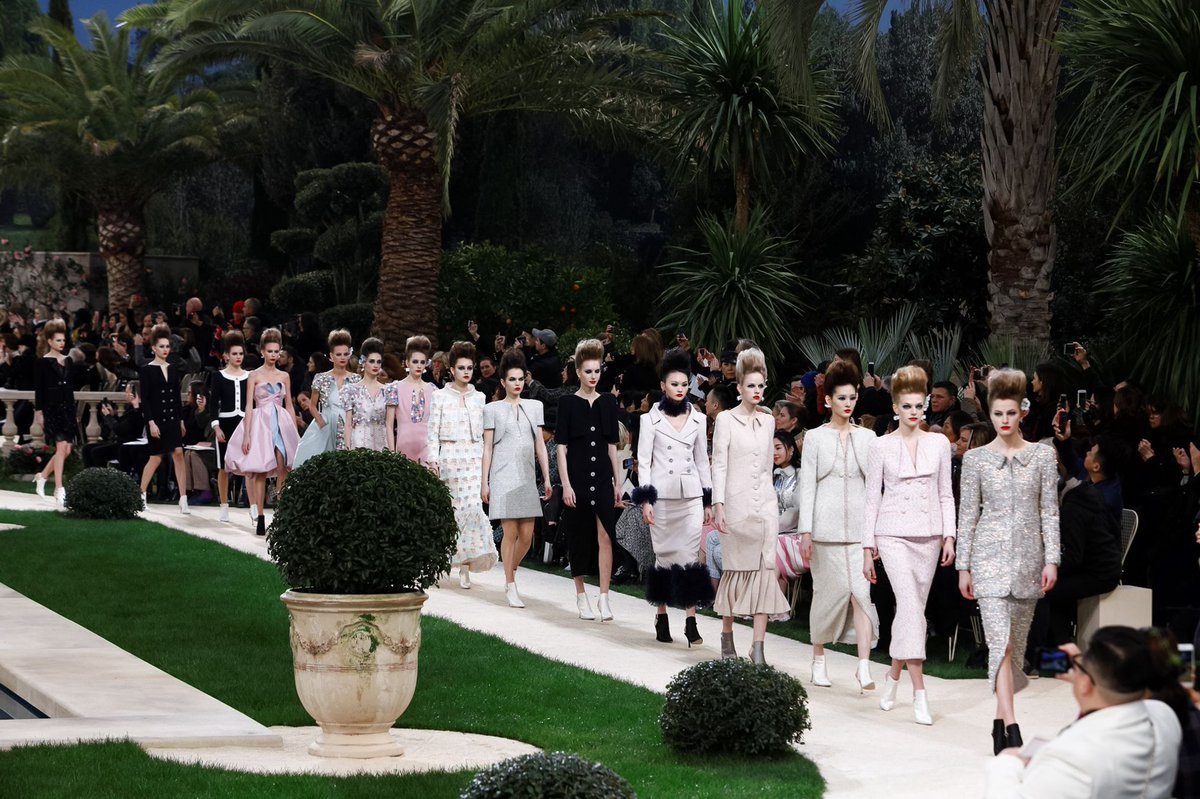 Показ Chanel Haute Couture весна 2019 в Париже - грандиозно и шикарно! chanel haute couture