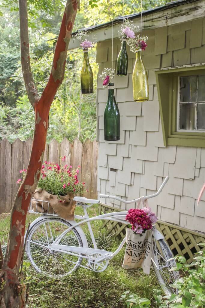 10 идей садового оформления в винтажном стиле декор,идеи для дачи