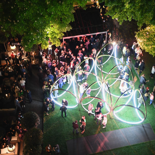 MILAN, ITALY - APRIL 12:  A general view of  the BVLGARI Celebration of B.Zero1 At Milan Design Week at Hotel Bulgari on April 12, 2016 in Milan, Italy.  (Photo by Venturelli/Getty Images for BVLGARI)