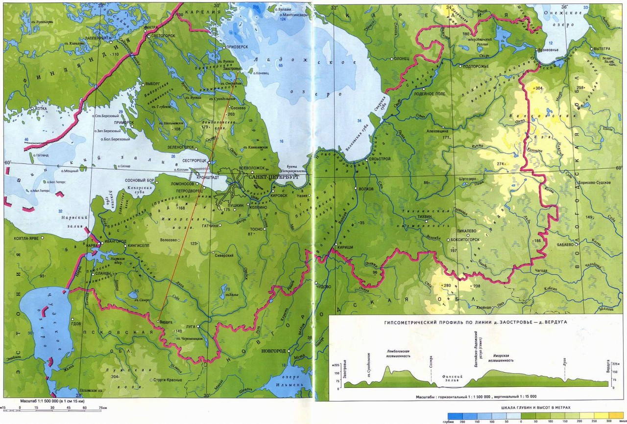 Карта реки плюсса