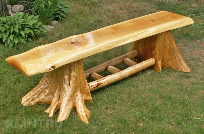 Скамейка садовая со спинкой из дерева своими руками. Делаем скамейки из досок