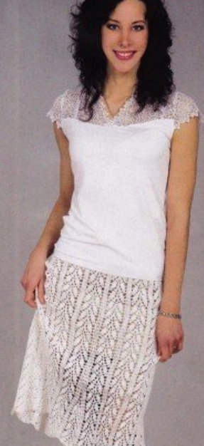 Вязание летней юбки