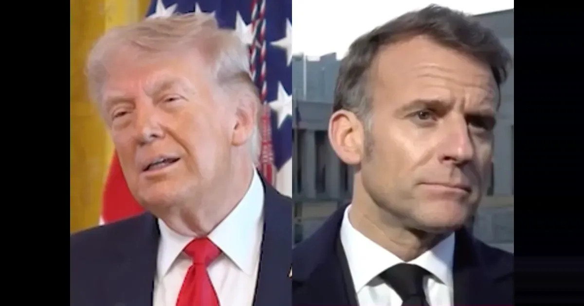 "До сих пор восстанавливается". Трамп высмеял Макрона из-за пощёчины от жены