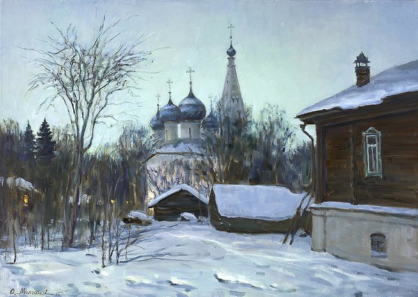 Зимние пейзажи Олега Молчанова