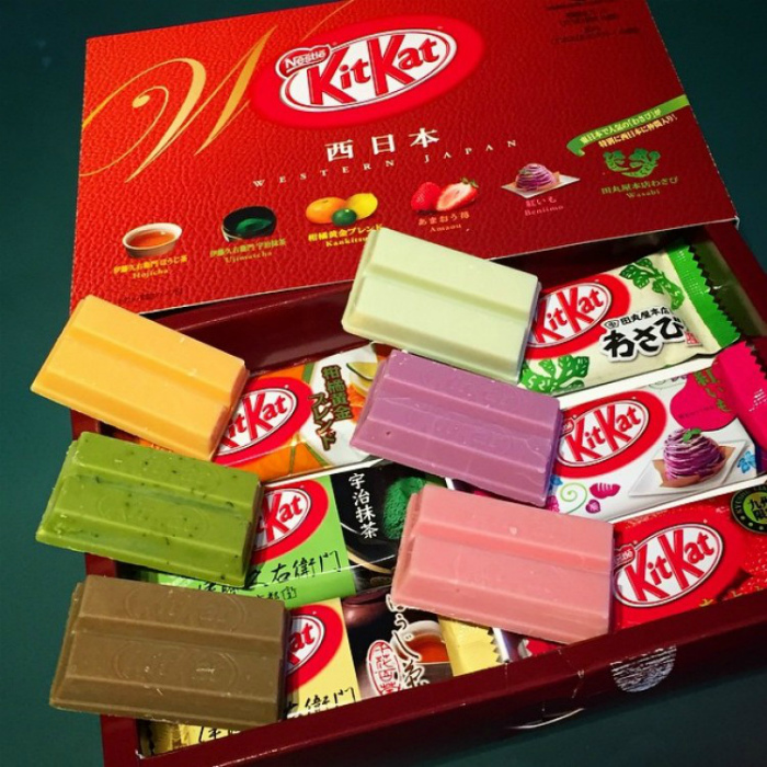 Необычные вкусы Kit Kat. Необычные вкусы Kit Kat.