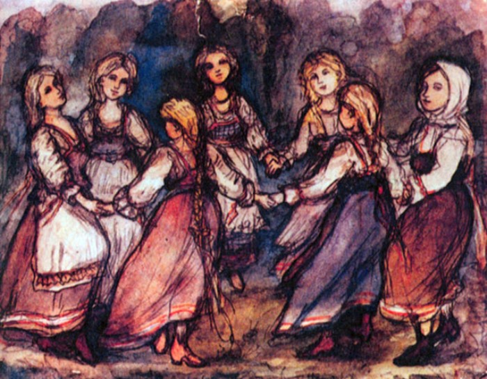 «Молодое время»: как проходили молодежные гулянья в деревнях в XIX в.