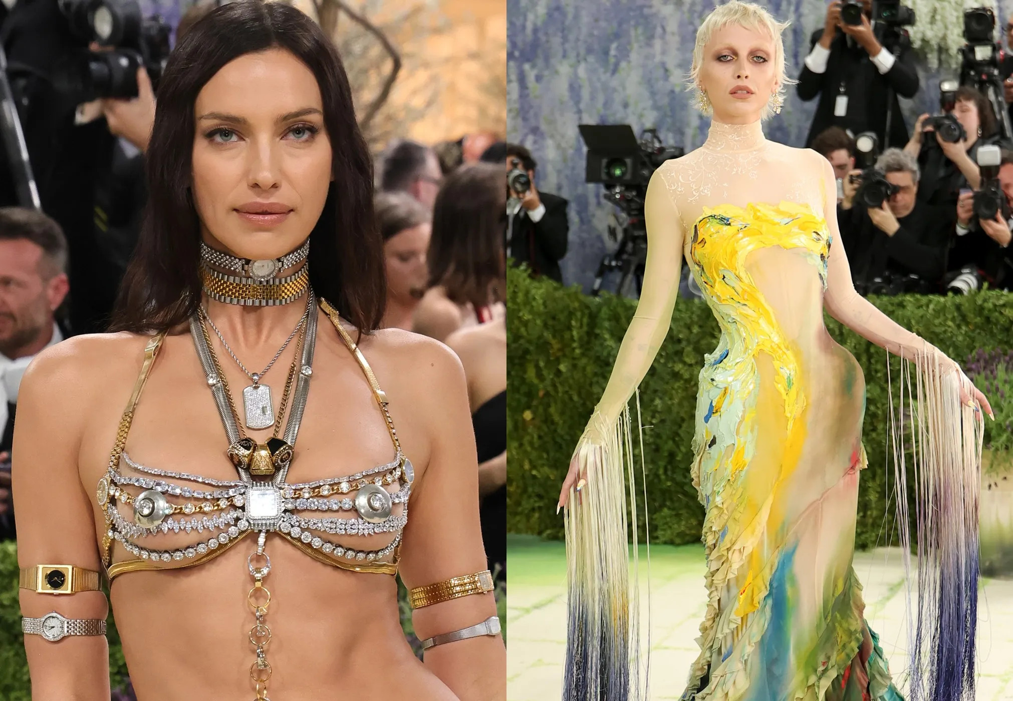 14 лучших образов Met Gala: Ирина Шейк в бриллиантах, "раздетая" Кайли Дженнер и Кэти Перри в маске