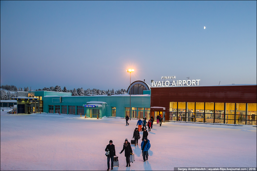 Самые северные аэропорты Финляндии и России. Найди 10 отличий