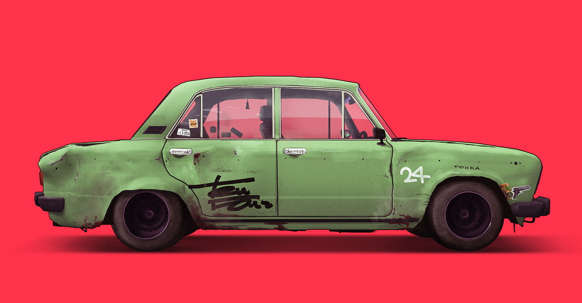 Советский автопром на иллюстрациях