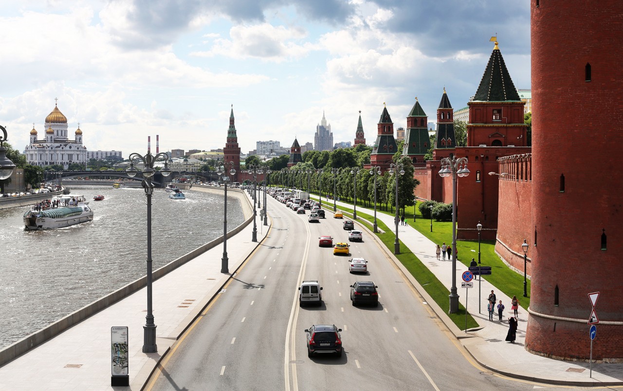 вид в центре москвы