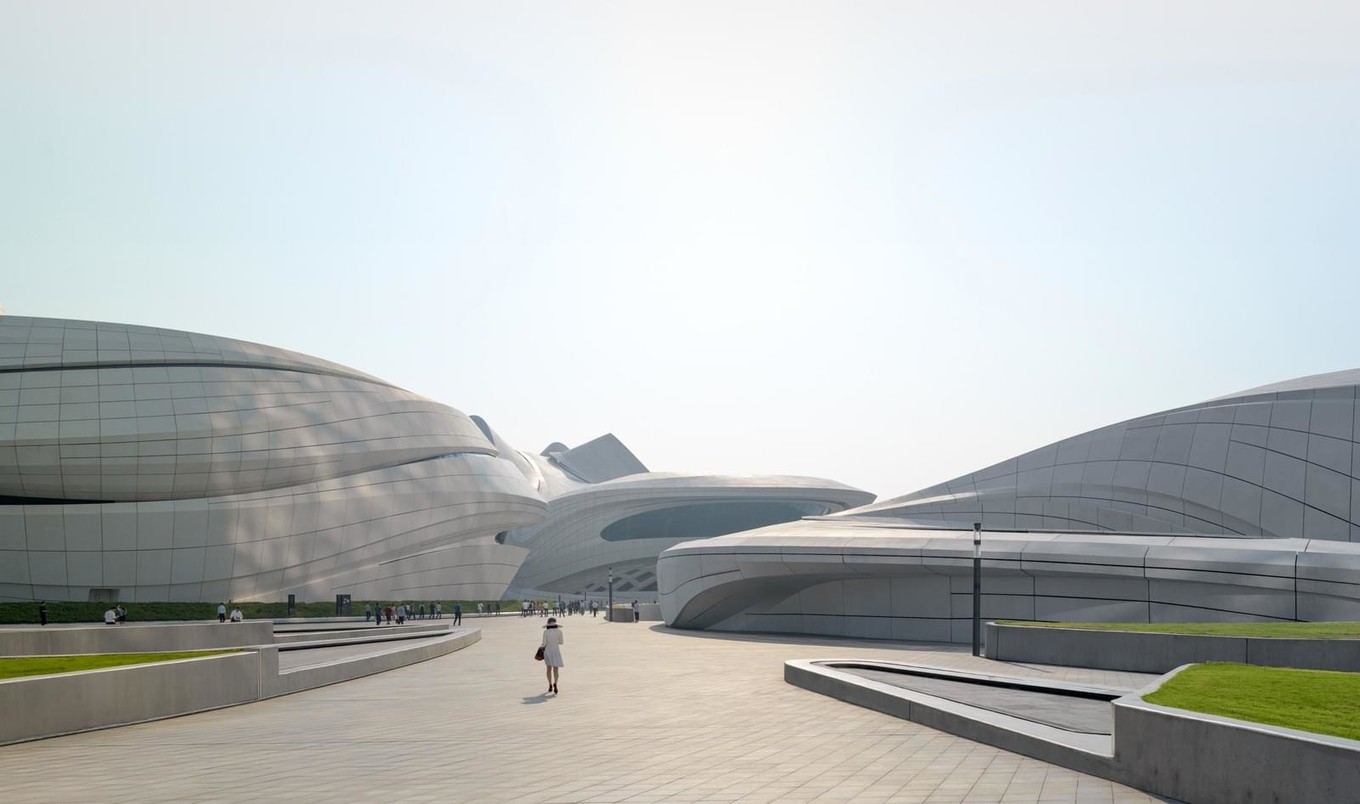 Дизайн Центра культуры и искусств Meixihu International Culture & Arts Centre от Zaha Hadid Architects