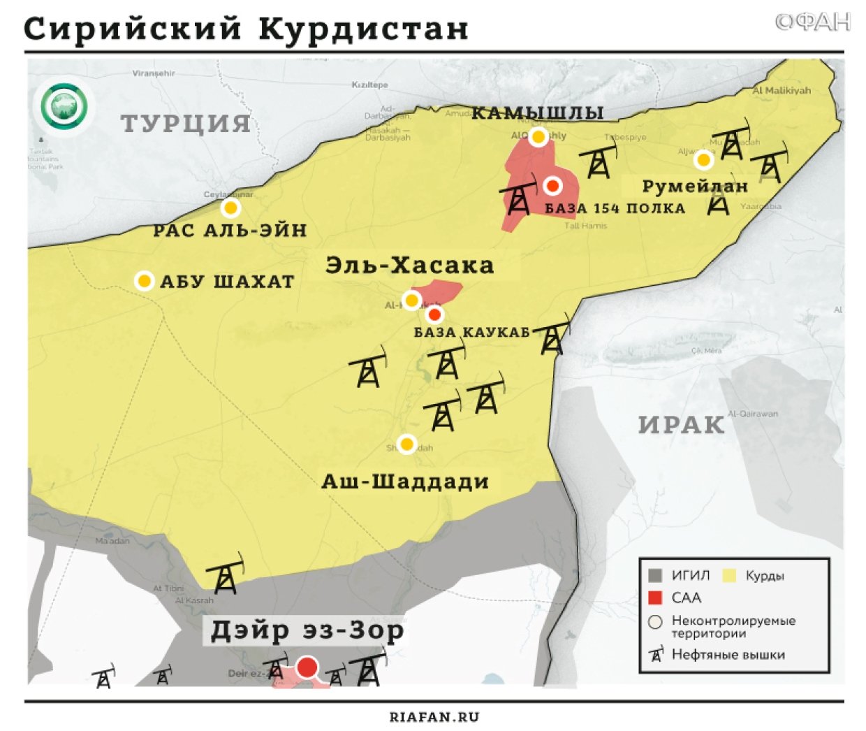 Карта военных действий — Хасака