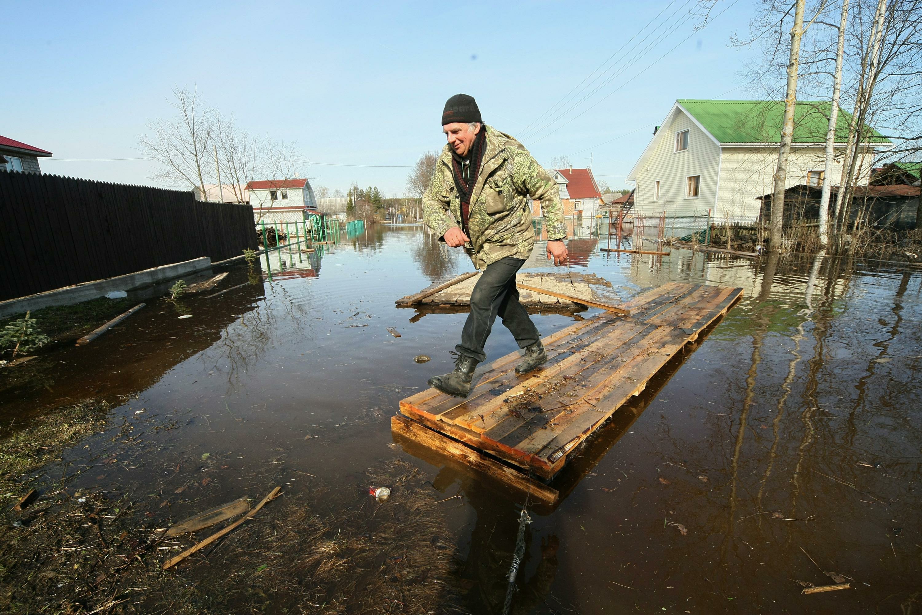 Подъем воды в клязьме ковров