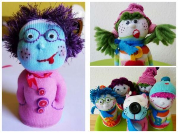 Куклы из носков