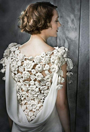 Из воздуха и пряжи: одежда от дизайнеров, связанная крючком… Из воздуха и пряжи: одежда от дизайнеров, связанная крючком… вдохновение,вязание крючком,идеи,Одежда