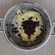 Пошаговое фото рецепта: Дрожжевой кулич с меренгой
