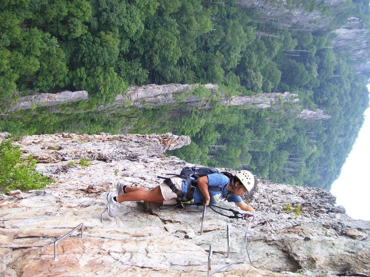 Via Ferrata - железная тропа - не дай бог кому-то на нее попасть! Via Ferrata - железная тропа - не дай бог кому-то на нее попасть!
