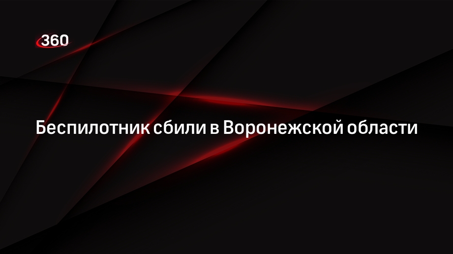 Воронежский губернатор Гусев сообщил о сбитом беспилотнике