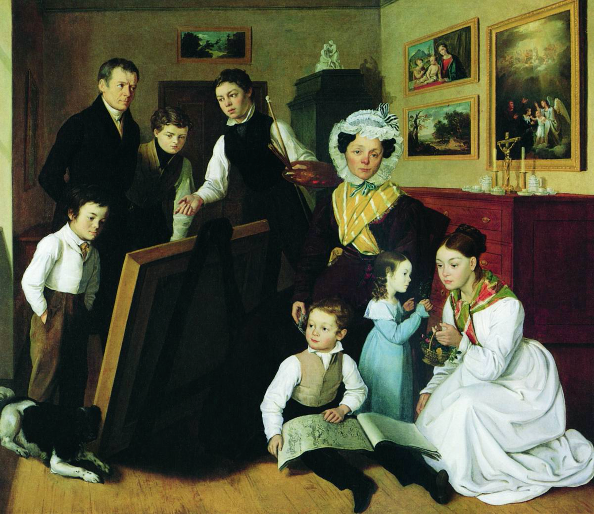 Раньше в России рожали много: семейный портрет Е. Сорокина. 