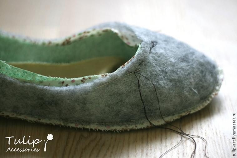 Тапочки-балетки своими руками Тапочки-балетки своими руками одежда,своими руками,тапочки своими руками