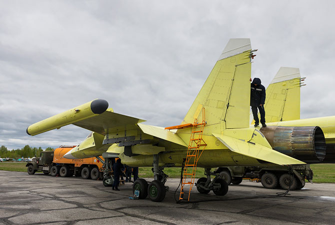 Как собирают фронтовой бомбардировщик СУ-34