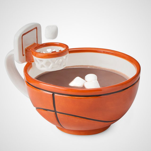 Кружка с баскетбольной корзиной гаджет, дизайн, креатив