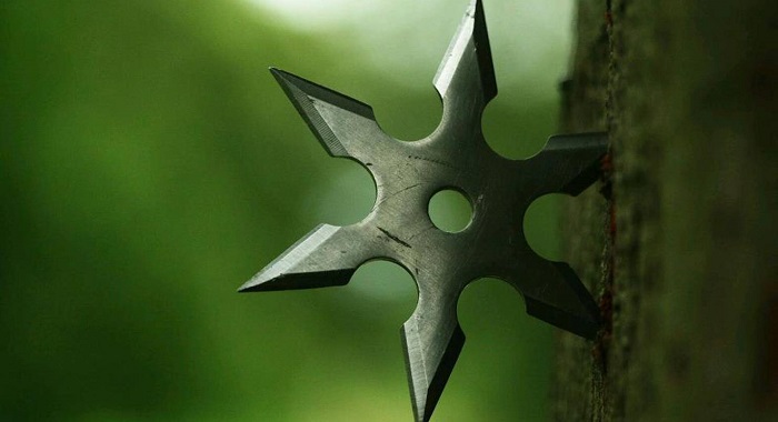 Сякен - та самая заточенная метательная звёздочка. /Фото: stoneforest.ru