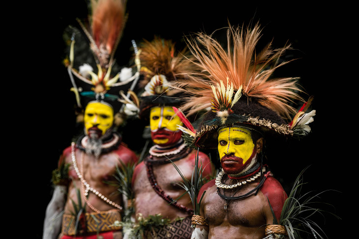 Папуасы из Папуа-Новой Гвинеи