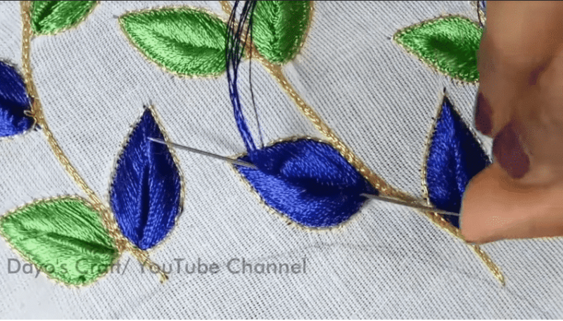 Простая техника красочной объёмной вышивки на одежде вдохновение