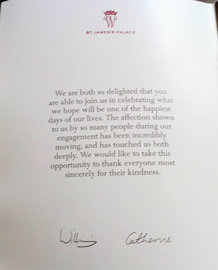 Взгляд в прошлое: как выглядела свадебная программа Кейт Миддлтон и принца Уильяма Взгляд в прошлое: как выглядела свадебная программа Кейт Миддлтон и принца Уильяма Монархи,Британские монархи