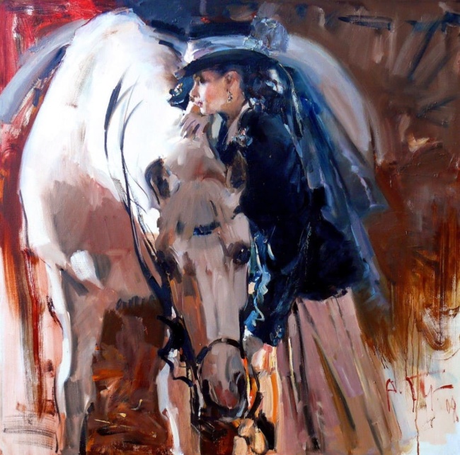 Художник Александр Горбиков. Она дитя причудливого сна Художник Александр Горбиков. Она дитя причудливого сна