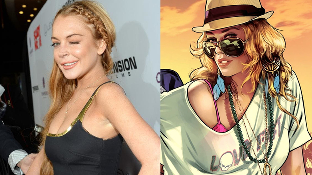 Звезда GTA 5 Линдси Лохан разделась полностью и показала себя