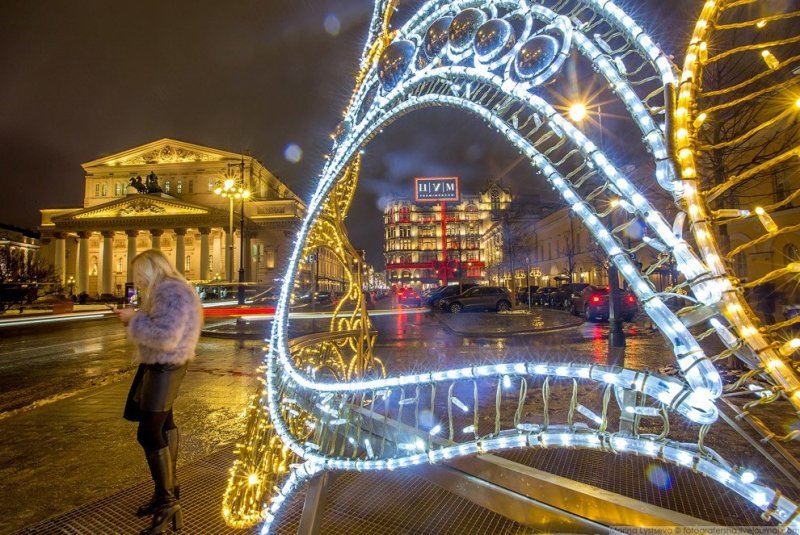 Прогулка по центру новогодней Москвы Прогулка по центру новогодней Москвы красиво, красота, москва, новый год, праздник, рождество, столица, фотография