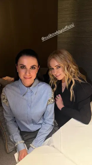 Тайный ужин: Рудковская и Потупчик в компании ведущей Аскер-заде