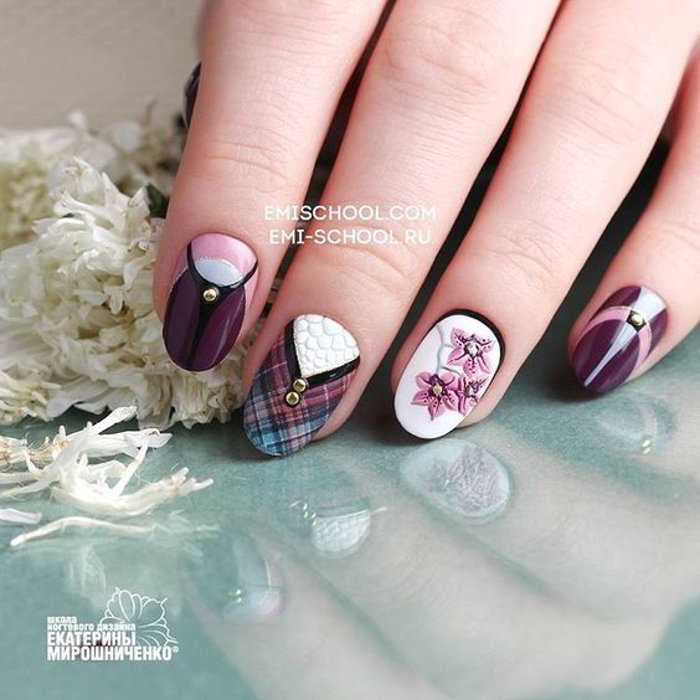 Самые красивые и модные варианты маникюра для зимы 2019 2019