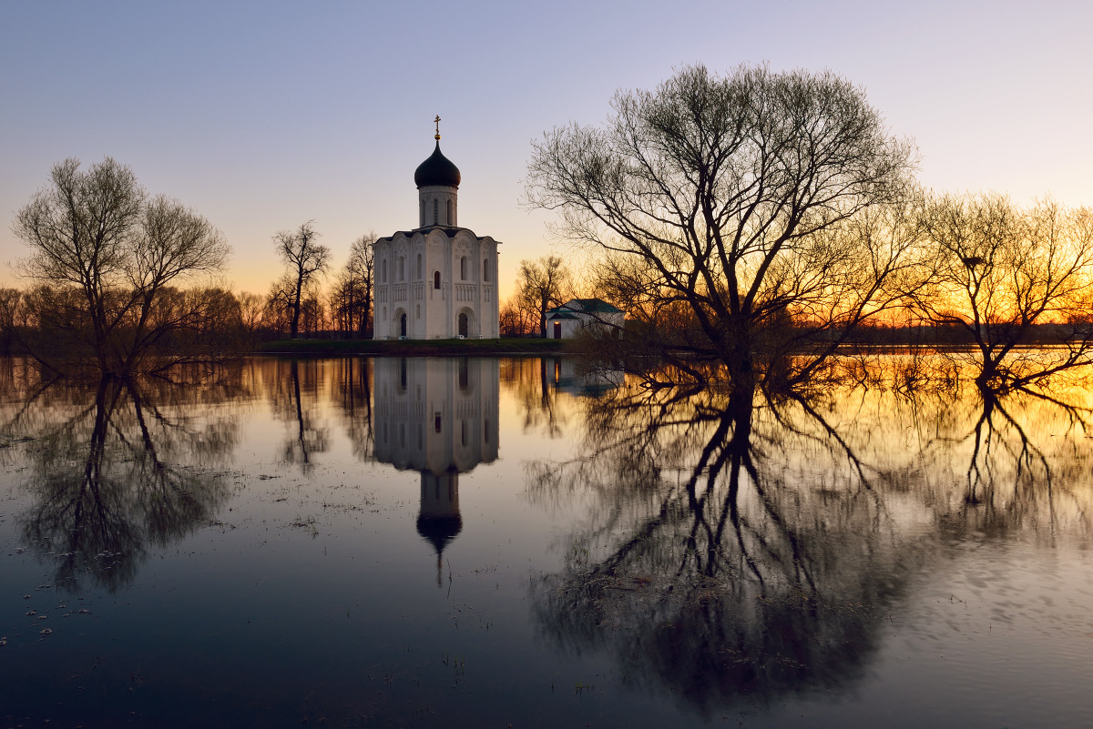 Церковь покрова на нерли картинки