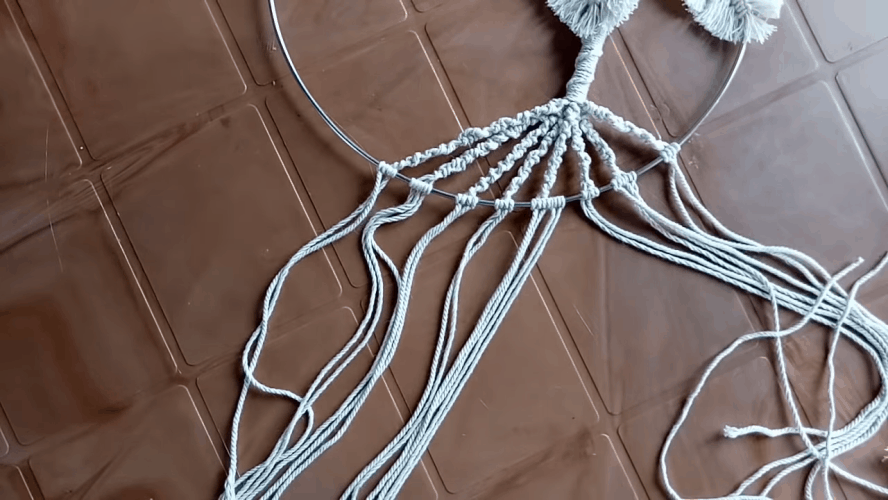 Эффектное панно из обычной веревки: техника, подвластная даже новичку декор,мастер-класс,плетение