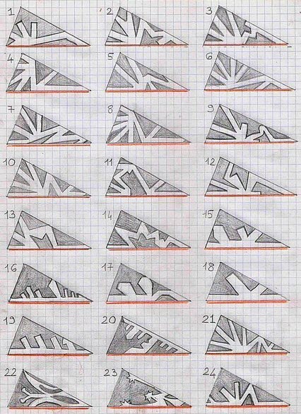Как складывать бумагу для снежинок: простые и красивые варианты