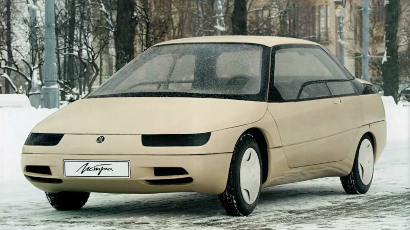 1. АЗЛК-2144 «Истра» (1988). авто, ваз, газ, машины, россия, ссср