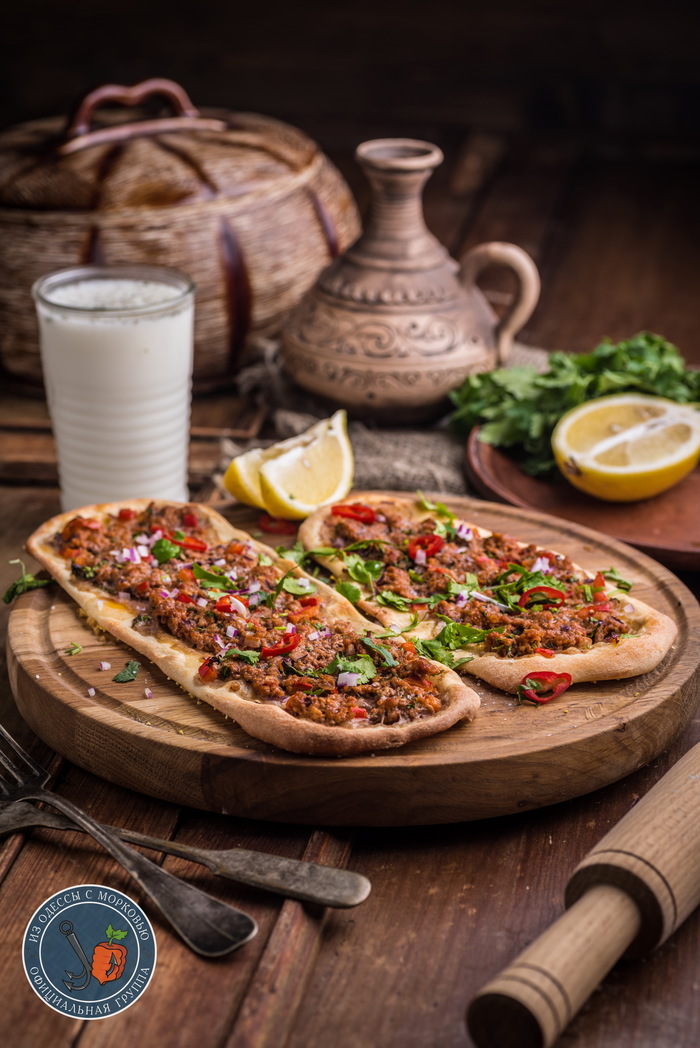 Лахмаджун| Lahmacun| Турецкая пицца Из Одессы с морковью, Кулинария, Рецепт, Еда, Длиннопост, Фотография