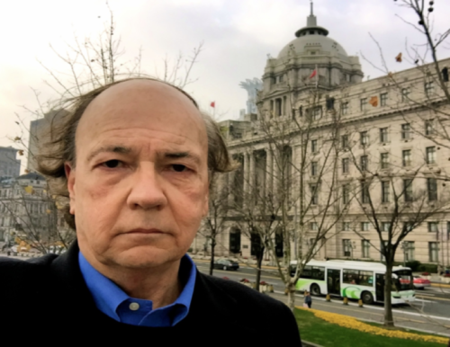 Your editor standing on the Bund, a waterfront thoroughfare along the Huangpu River in Shanghai, China, during a recent visit.