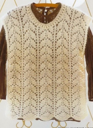 Вязание безрукавки крючком