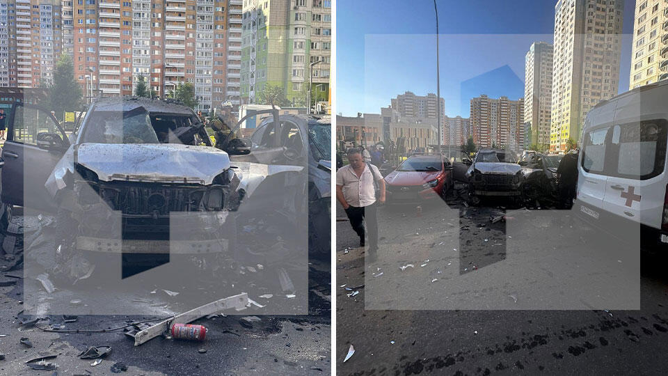 СК возбудил дело после взрыва внедорожника на парковке в Москве