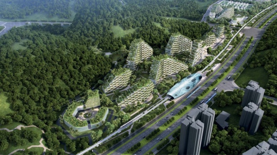 В Китае планируется строительство новейшего «города-леса»: Все самое интересное