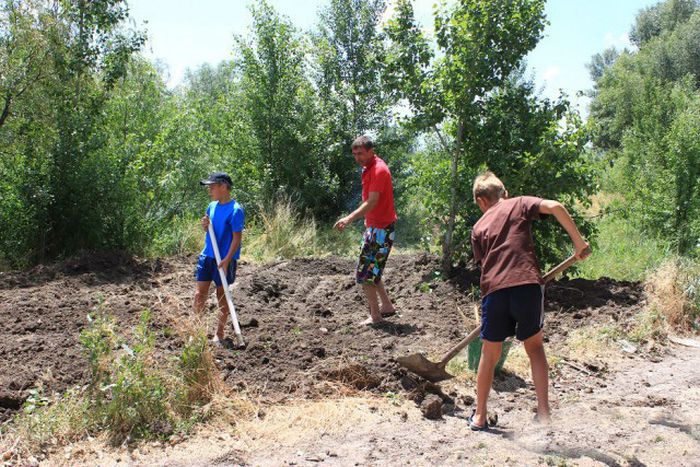 Делаем пляж на речке своими руками пляж, своими руками