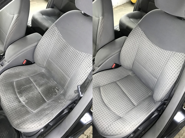 Что может сделать человек, не умеющий делать химчистку, с Renault Laguna авто и мото,автоновости,хичистка авто