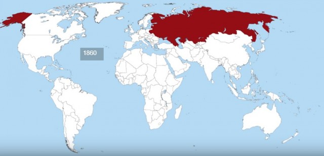 Процветание и крах империй в анимированных картах