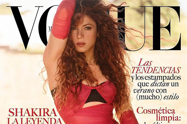 Редкая фотосессия: Шакира появилась на обложке мексиканского Vogue