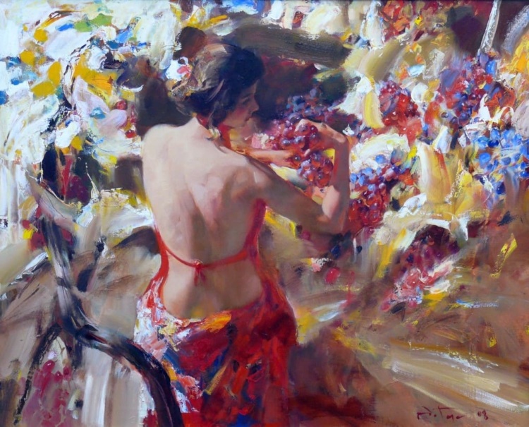 Художник Александр Горбиков. Она дитя причудливого сна